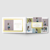 トレンディーギャラリーフォイル写真卒業ゲストブック ゲストブック (全面)