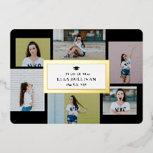 トレンディーギャラリーフォイル卒業編集可能カラーフォイル