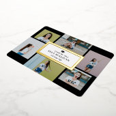 トレンディーギャラリーフォイル卒業編集可能カラーフォイル 箔招待状 (回転した状態)