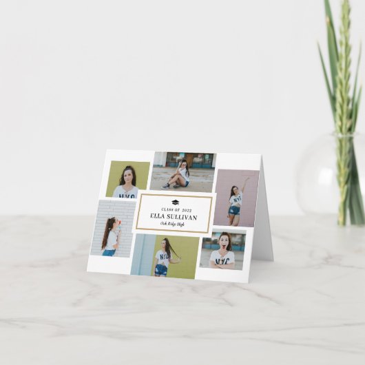 トレンディーギャラリー卒業写真サンキューカード サンキューカード (正面)