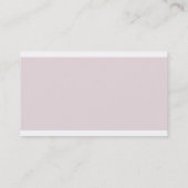 トレンディークモダンリークラシークリエイティブデザインデラックス 名刺 (裏面)