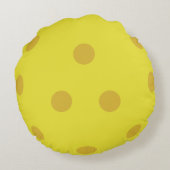 トレンディークラシックピックルおもしろいボールDink ラウンドクッション (裏面)