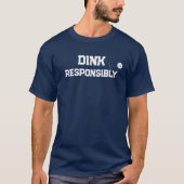 トレンディークラシックピックルおもしろいボールDink Tシャツ (正面)