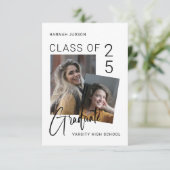 トレンディークラス25 2写真卒業パーティー 招待状 (スタンド正面)