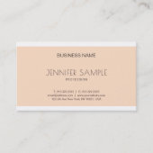 トレンディークリエイティブグラお洒落フィックデザインラグジュアリモダンー 名刺 (正面)