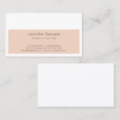 トレンディークリエイティブデザインプモダンラお洒落インラグジュアリー 名刺 (正面/裏面)