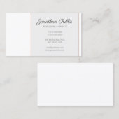 トレンディークリエイティブプモダンラお洒落インプロフェッショナル 名刺 (正面/裏面)