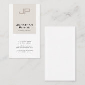 トレンディークリエイティブモノグラムプロフェッショナルプレお洒落イン 名刺 (正面/裏面)