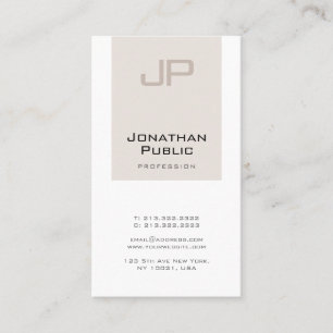 トレンディークリエイティブモノグラムプロフェッショナルプレお洒落イン 名刺