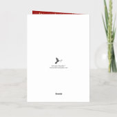 トレンディークリスマスオーナメント写真実在枠 箔シーズンカード (裏面)