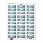 トレンディークリスマススノーフレーク、シルバークリスマスベル ラベル (フルシート)