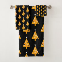 トレンディークリスマスツリーのシームレスなパターン