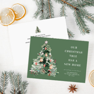 トレンディークリスマスツリーの休日の移動発表 シーズンカード