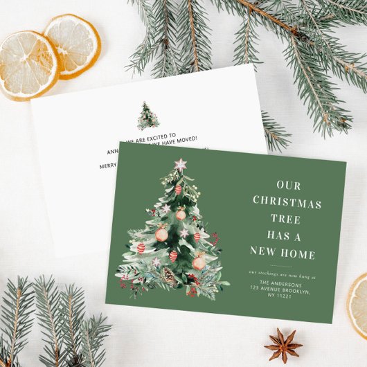 トレンディークリスマスツリーの休日の移動発表 シーズンカード