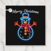 トレンディークリスマスネオンホリデーコレクション フェイバータグ (正面)