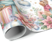 トレンディークリスマスパピズラッピング紙 ラッピングペーパー (ロールコーナー)