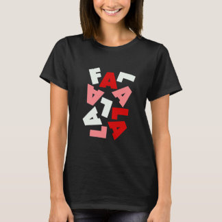 トレンディークリスマスファララカラフル Tシャツ