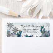 トレンディークリスマスボール、雪片 ラベル (インサイチュ)