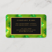 トレンディークローバー4リストグリーンコレクション 名刺 (裏面)