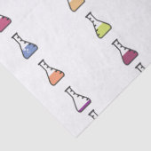 トレンディークールな化学ビーカーのイラストレーション 薄葉紙 (詳細)