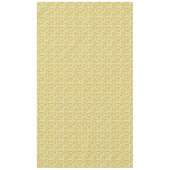 トレンディークールイエローバナナ熱帯果実パターン テーブルクロス (正面)