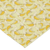 トレンディークールイエローバナナ熱帯果実パターン テーブルクロス (アングル)
