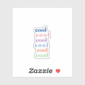 トレンディークールシック用シールタイポグラフィ シール (シート)