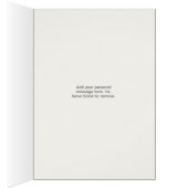 トレンディークールハート写真コラージグリーティングカード (内側 (右))