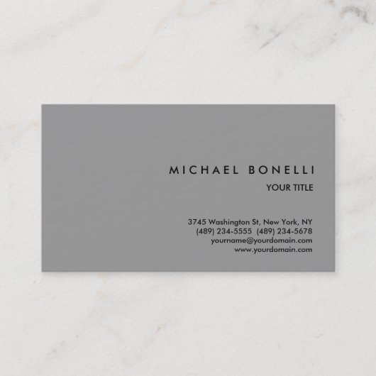 トレンディーグシンプルレイプロフェッショナル名刺 名刺 (正面)