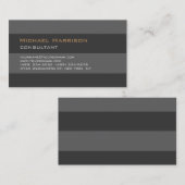 トレンディーグスタイリッシュレイプロフェッショナルコンサルタント 名刺 (正面/裏面)