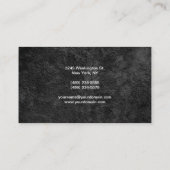 トレンディーグスタイリッシュレイ手書きプロフェッショナルプレーン 名刺 (裏面)