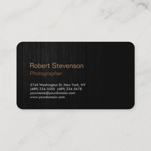 トレンディーグスタイリッシュレーウッド会社名 名刺 (裏面)