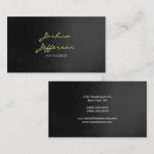 トレンディーグスタイリッシュレーパターンスクリプトマネージャ 名刺 (正面/裏面)