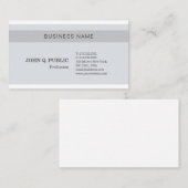 トレンディーグスタイリッシュレープレーンクモダンリーシックデザイン 名刺 (正面/裏面)