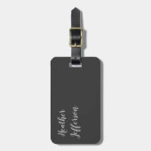 トレンディーグスタイリッシュレーミニマリストクラシカル平野 ラゲッジタグ (正面縦)