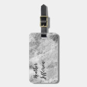 トレンディーグスタイリッシュレーミニマリストプレインウォルデザイン ラゲッジタグ (正面縦)