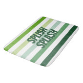 トレンディーグストライプリーン バスマット (アングル)