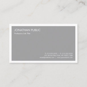 トレンディーグモダンレーエレガントミニマルテンプレート 名刺