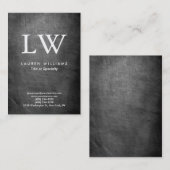 トレンディーグモダンレーシャルボードモノグラム 名刺 (正面/裏面)