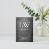 トレンディーグモダンレーシャルボードモノグラム 名刺 (スタンド正面)