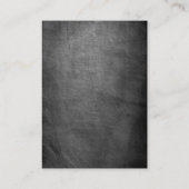 トレンディーグモダンレーシャルボードモノグラム 名刺 (裏面)