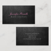 トレンディーグユニークレーシャルボードヘアドレモダンッサ 名刺 (正面/裏面)
