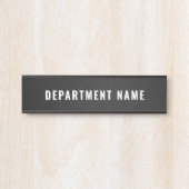 トレンディーグラデシンプルーション部門名ドア記号 サインプレート (正面)