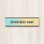 トレンディーグラデシンプルーション部門名ドア記号 サインプレート (正面)