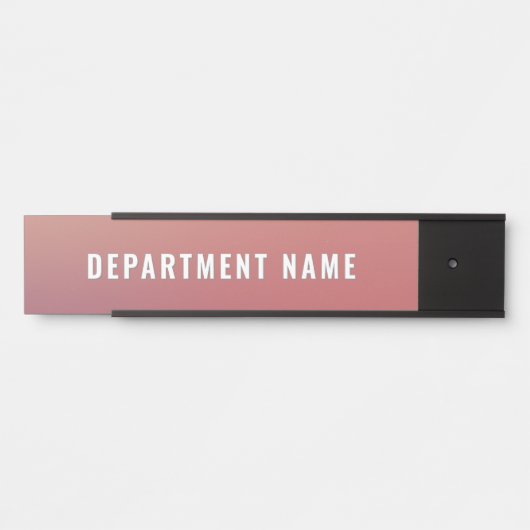 トレンディーグラデシンプルーション部門名ドア記号 サインプレート (正面)