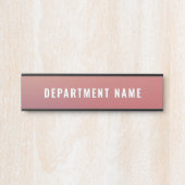 トレンディーグラデシンプルーション部門名ドア記号 サインプレート (正面)