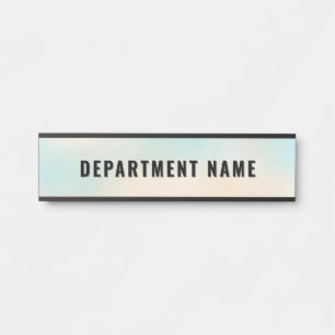 トレンディーグラデシンプルーション部門名ドア記号 サインプレート