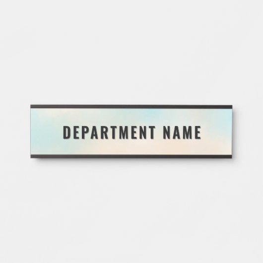 トレンディーグラデシンプルーション部門名ドア記号 サインプレート (正面)