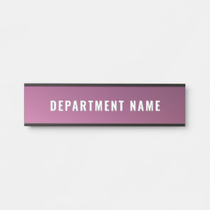 トレンディーグラデシンプルーション部門名ドア記号 サインプレート