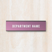 トレンディーグラデシンプルーション部門名ドア記号 サインプレート (正面)